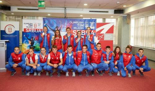 Učesnici OI mladih Foto: Olimpijski komitet Srbije