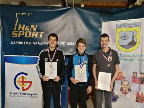 Liga i Kup Beograda 2018.2.kolo - kadeti, puška