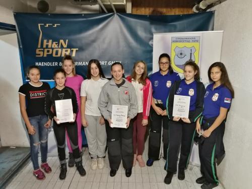 Liga i Kup Beograda 2018.2.kolo - pionirke, ekipno
