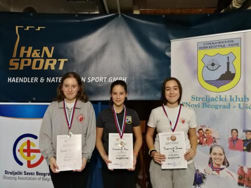 Liga i Kup Beograda 2018.2.kolo - kadetkinje, puška