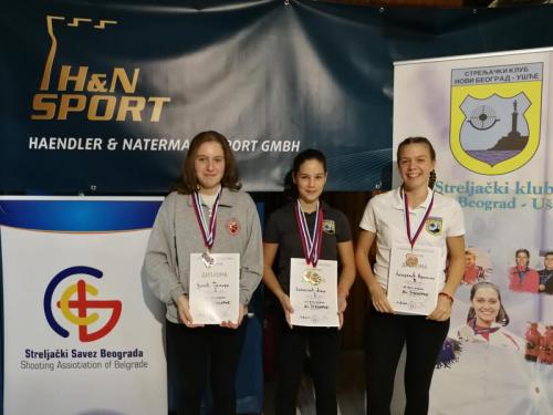 Liga i Kup Beograda 2018.2.kolo mlađe juniorke, puška
