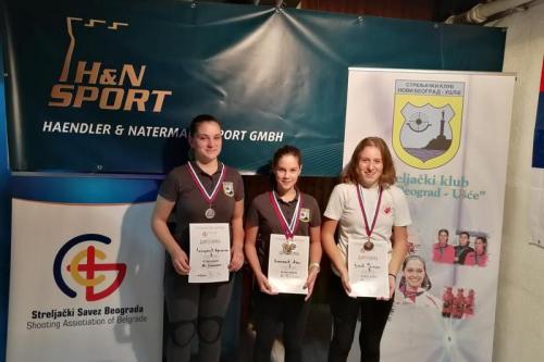 Prvo kolo SSB 20.10.2018. ml juniorke puska pojedinacno